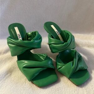 Zara Green Women's Shoes